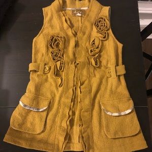 Anthropologie Aunt Wanda stylish over coat